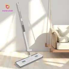 2/4/6 Peças Almofadas De Microfibra Esfregão De Piso De Madeira Giratório De 360 Graus Tubo De Aço Inoxidável Com Alça E