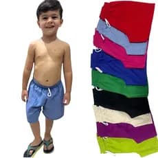 Short de linho infantil do 2 ao 10.