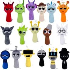 Sprunki Incredibox Soft Plush Toys Micro Horror Game Stuffed Plushie Dolls Xmas Gift Birthday gifts, daily dolls, childr