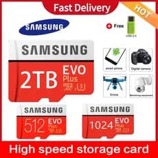 Cartão de memória Samsung 512 GB 1 TB cartão sd cartão micro sd de alta velocidade 2 TB