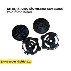 Kit Reparo Botão Suporte Viseira Agv Blade