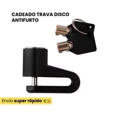 Cadeado Segurança Trava De Disco Freio Moto Bike Antifurto
