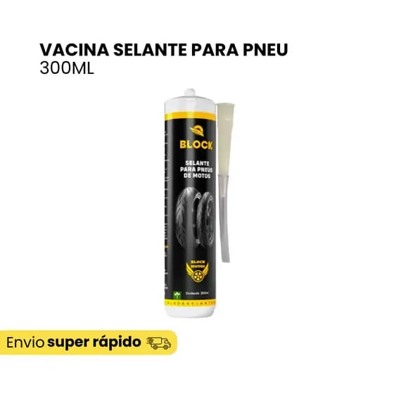 Vacina Selante Pneu Antifuro Moto Bike Bicicleta 300 ml