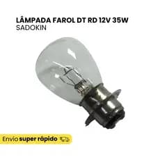 Lampada Farol 12v 35w Comum Sadokin Dt Rd Rdz Cada Antiga