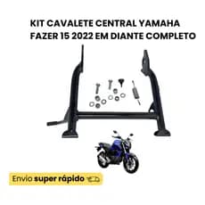 Kit Cavalete De Apoio Central Completo Yamaha FZ 15 2022 A 2025