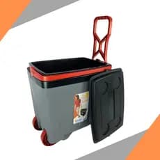 Cooler Caixa Termica 34 Litros com Rodinha Camping Pesca Praia Caixa Térmica 34 litros