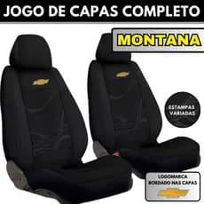 Capas De Bancos Automotivos Tecido Grosso Chevrolet Montana 2003 à 2021