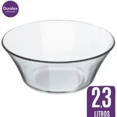 Tigela Saladeira Duralex 2,3L Astral Vidro Temperado Resistente