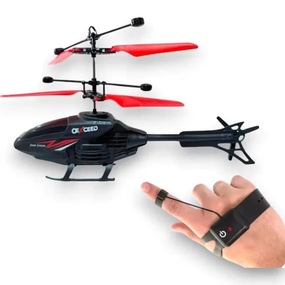 Helicóptero de Controle Remoto Recarregável para Meninos Brinquedo Voador Drone Carregamento USB