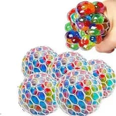 4 Bola Squish Antes Stress coloridas fisioterapia e diversão