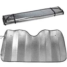 Protetor Solar de Parabrisas Cromado Frontal Refletivo para SUV e Van
