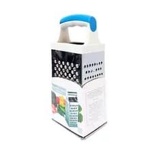 Ralador Manual de Aço de 4 fazes 7 Polegadas, Ralador manual aço de alimentos nózes,queijo,legumes, chocolate,compacto resistente