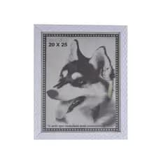 PORTA RETRATO BRANCO 20X25 PVC MOLDURA ALTO RELEVO
