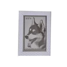 PORTA RETRATO BRANCO 10X15 PVC MOLDURA ALTO RELEVO