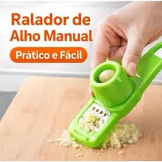 Ralador de Alho Facíl Triturador Manual Moedor