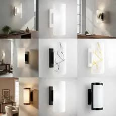 Arandelas Luminárias Interna Vidro Decorativo Quarto Sala Banheiro - Diferentes Modelos únicos