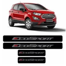 Jgo Soleira Adesiva Ford Ecosport 4 Portas Preto Fosco