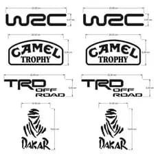 Kit Adesivos Off Road Camel Dakar Wrc Rallye