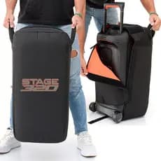 Capa Case Bag Para Caixa De Som Jbl Partybox Stage 320 Lançamento Com Bolso Resistente a Agua