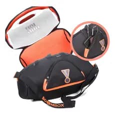 Bolsa Case Capa Bag Compatível Com Boombox 4 Lançamento Com Bolso Acolchoada Resistente a Agua