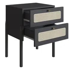 Artesano - Mesa De Cabeceira Oslo 27933 Preto - Produto de excelente qualidade e abacamento