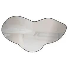 ESPELHO DECORATIVO ORGANICO 90CM  - E20 PRETO FOSCO