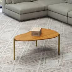 MESA CENTRO ORGANICA 70CM - FREIJO TB628
