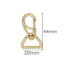 30 Fechos Mosquetão Gancho 20mm Artesanato Chaveiro Bolsa Chaveiro Mochila Etc