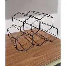 Adega de Vinho Organizadora Para 5 Garrafas de Mesa Decoração Festa Cozinha Bar