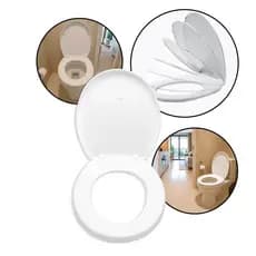 Assento Sanitário Prático e Confortável (Oval)