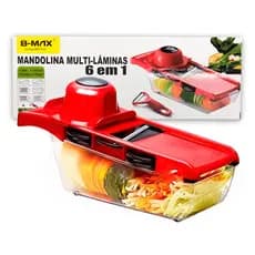 Ralador Fatiador De legumes 6 em1 Multifuncional Aço Inox