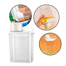 Pote Hermético 1800ML com Alça e Copo Medidor