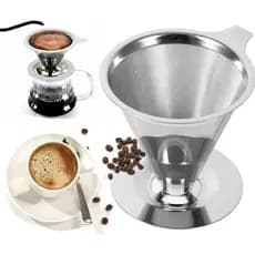Filtro De Café Inox 103 Coador Reutilizável Sem Uso Papel