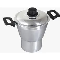 Cuscuzeiro Nordestino Aluminio Polido 2,4 Litros Nº16