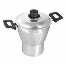 Cuscuzeiro Nordestino Aluminio Polido 1,8 Litros Nº14