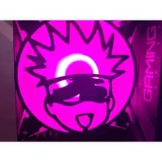 Grade Ventoinha 120mm Satoru Gojo Anime | Fan Grill Cover Fan PC Gamer | Mod | Impressão 3D