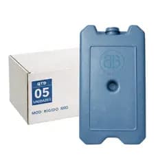 Kit 5 Gelo Placa Gel Artificial 500ml Bolsa Térmica Reutilizável Cooler Viagem Praia Camping