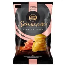 Batata Lays Sensações Premium Chips Sabor Peito de Peru 125g