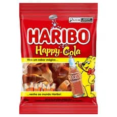 Bala de Gelatina Haribo Happy Cola Sabor de Cola 80g