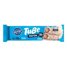 Wafer Recheado Nutry Tube Protein com 8,4g de Proteína Sabor Cookies e Cream 38g