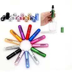Porta Perfume Recarregavel Portatil Frasco Spray 5ml para viagem