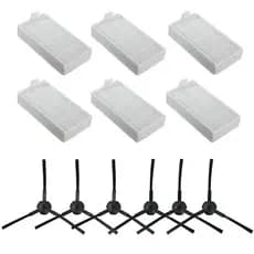 Filtro Hepa De Escova Lateral Para ILIFE V3 V5 V5s V3s V5s Pro X5 v50 v55 ECOVACS CR130 CR120 CEN540 CEN250 ML009 Robô Peças Aspirador De Pó Acessórios