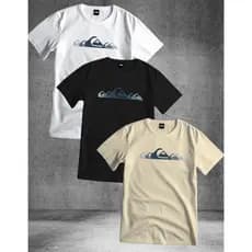 Kit 3 Camisetas QK Masculina 100% Algodão Confortável Leve e Macia