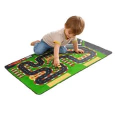 Pista Infantil Grande em MDF Para Brincar com Carrinhos de Corrida