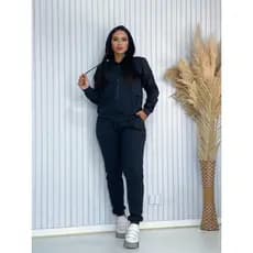 Conjunto moletom feminino e Masculino de ZIPER  Simples  Casual