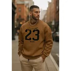 Moletom Careca Gola Redonda Blusa De Frio Unissex Estampa Chicago 23