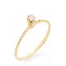 Anel De Noivado Solitário MOEDA ANTIGA Feminino Zircônia Fashion Top Promação Pronta Entrega