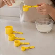 Kit Medidores Dosadores 1ml 5ml 10ml 20ml 30ml | Colher Medidora para Líquidos e Pós Dosador de Cozinha