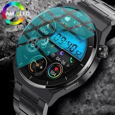Para Huawei Xiaomi Smart Watch Masculino GT3 Pro 390 * 390 Tela HD Frequência Cardíaca Bluetooth Chamada IP68 SmartWatch 2024 À Prova D'água