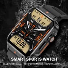 Relógio Smart Watch Esportivo Externo 1.95 " HD Tela Bluetooth Chamada Smartwatch Monitoramento Da Saúde IP68 Rastreador De Fitness À Prova D'água